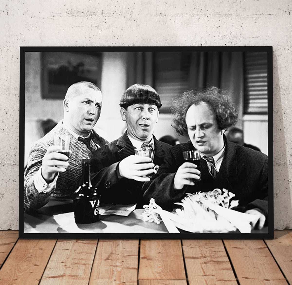 3 Stooges Poster/Canvas | Far Out Art 