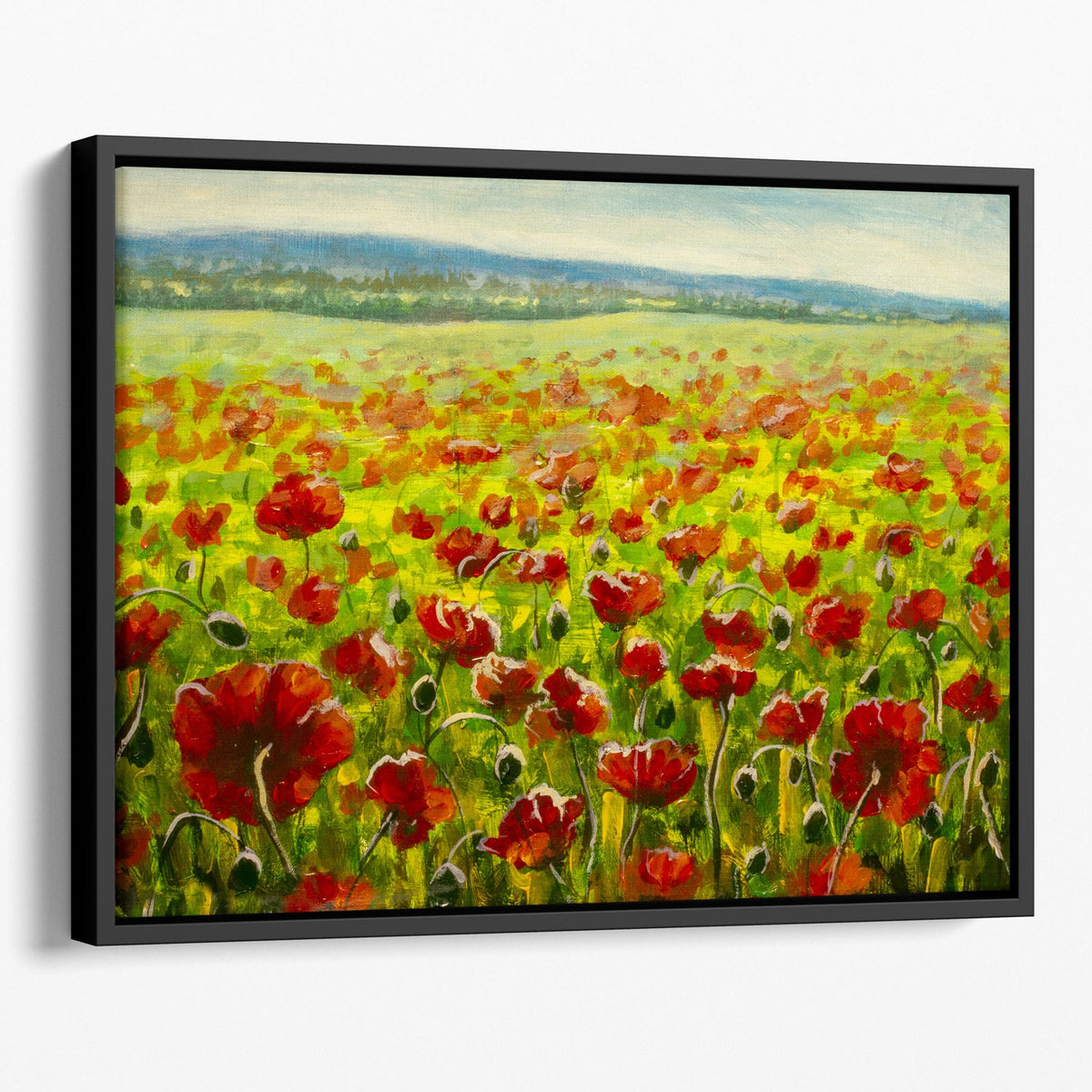 A Field Of Poppies Canvas Sets