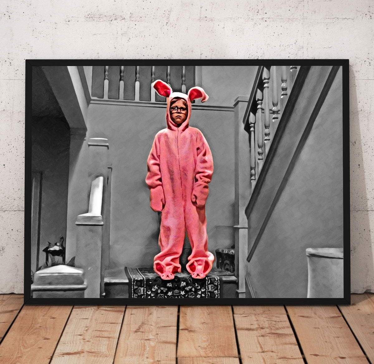 A Christmas Story Demented Easter Bunny Poster/Canvas | Far Out Art 