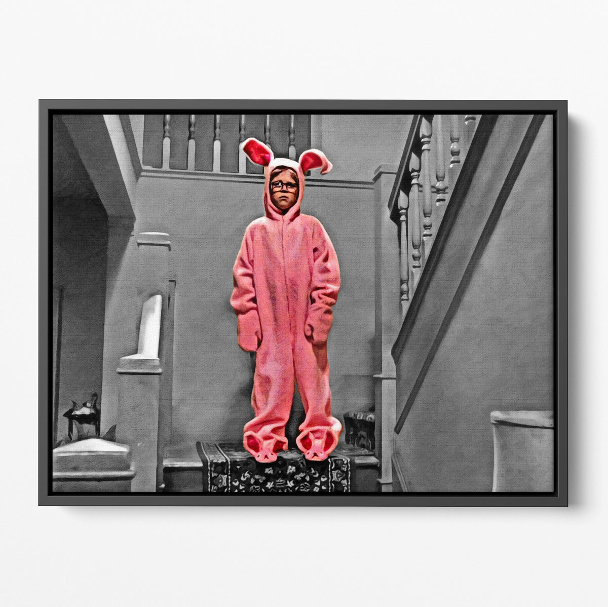 A Christmas Story Demented Easter Bunny Poster/Canvas | Far Out Art 