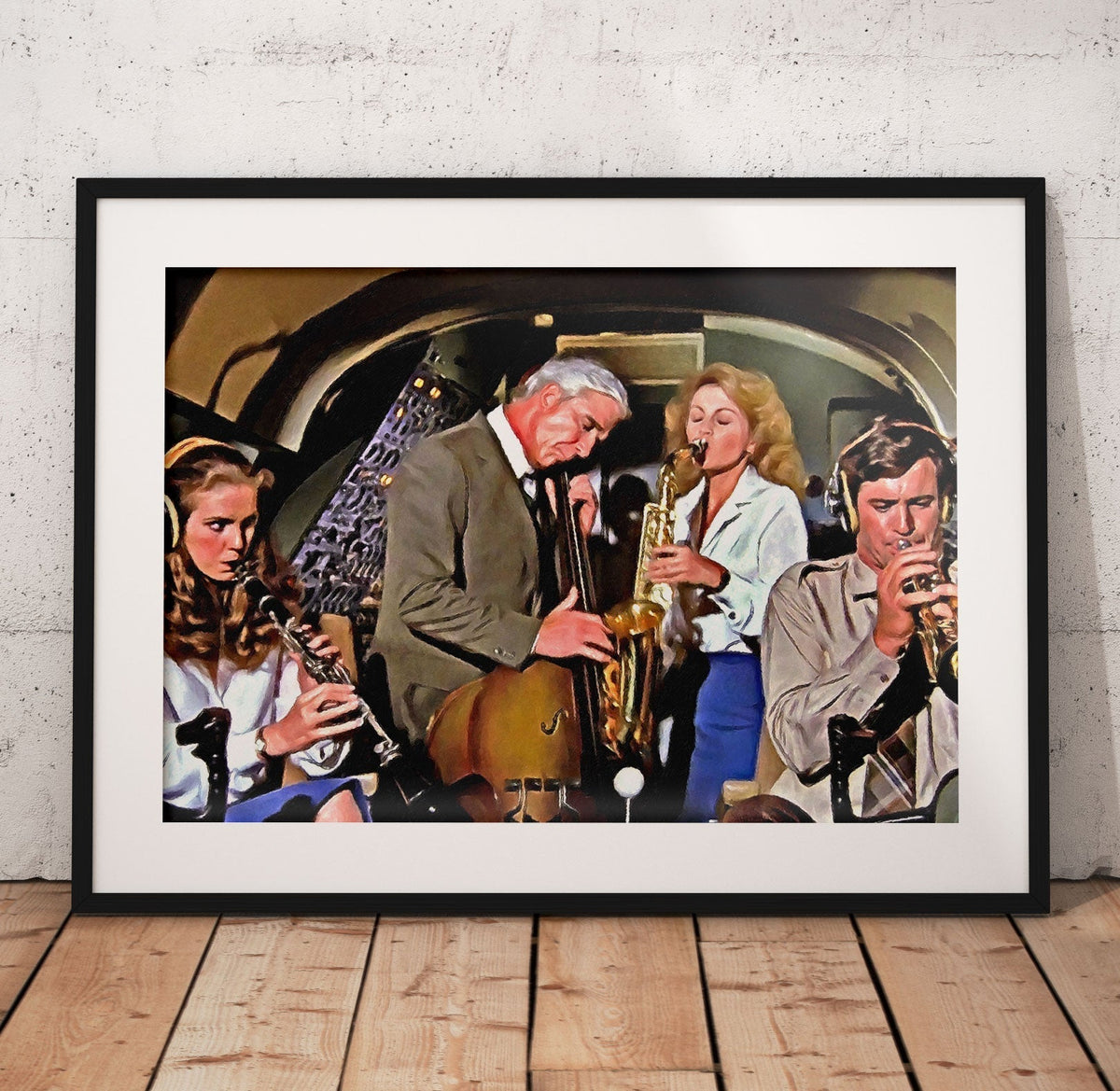 Airplane! The Band Poster/Canvas | Far Out Art 