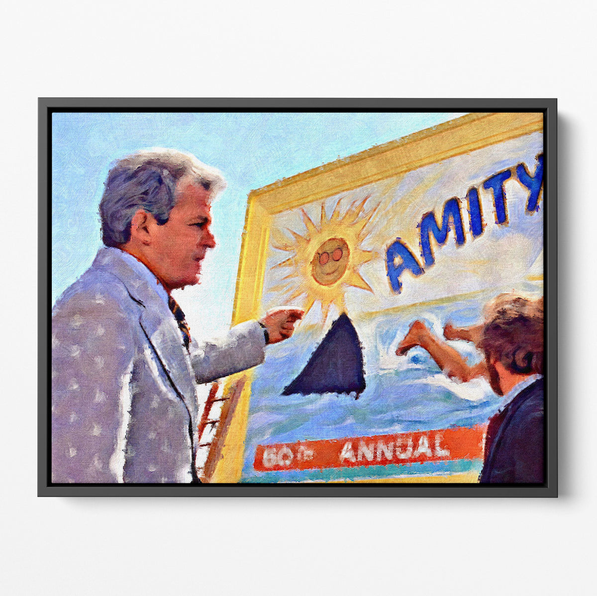 Jaws Amity Island 1 Poster/Canvas | Far Out Art 