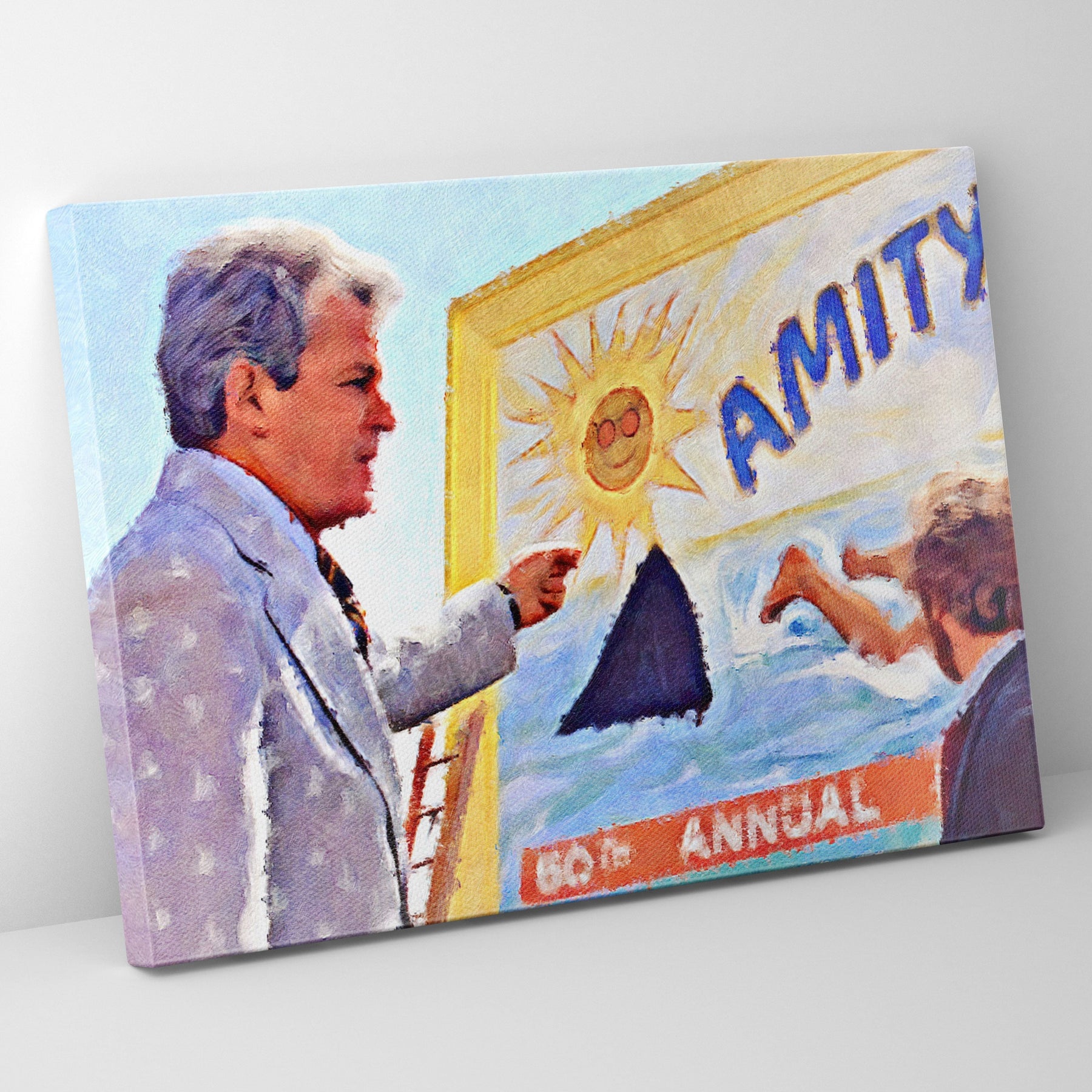 Jaws Amity Island 1 Poster/Canvas | Far Out Art 