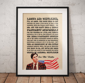 Animal House USA Otter Quote Wall Art