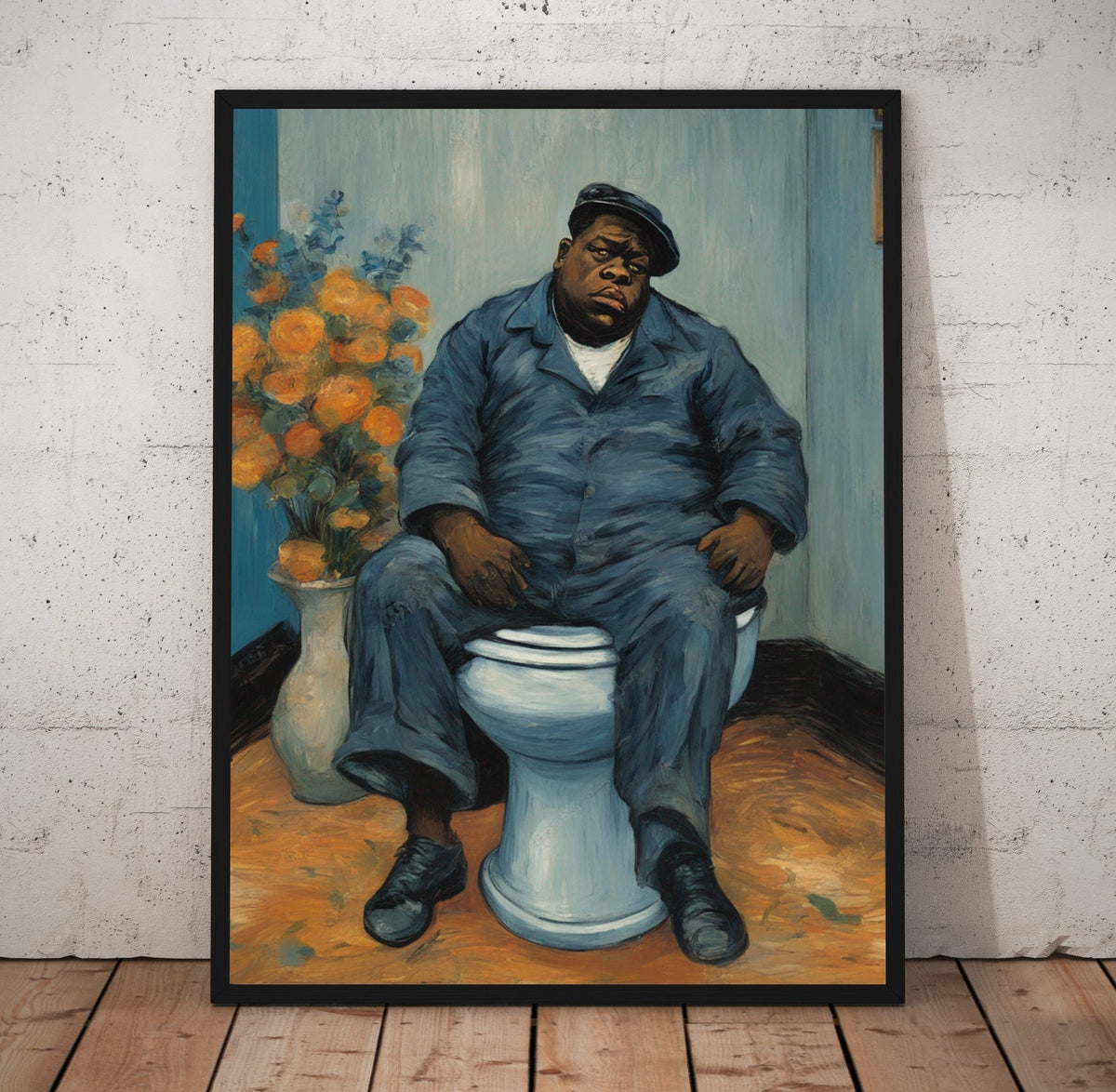 Notorious Bathroom Poster/Canvas | Far Out Art 