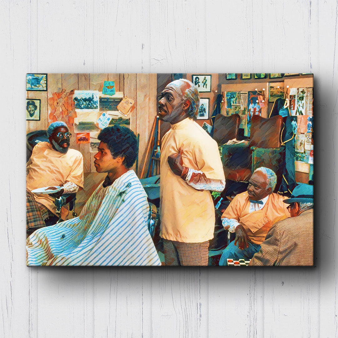 Coming to America Barbershop Canvas Sets