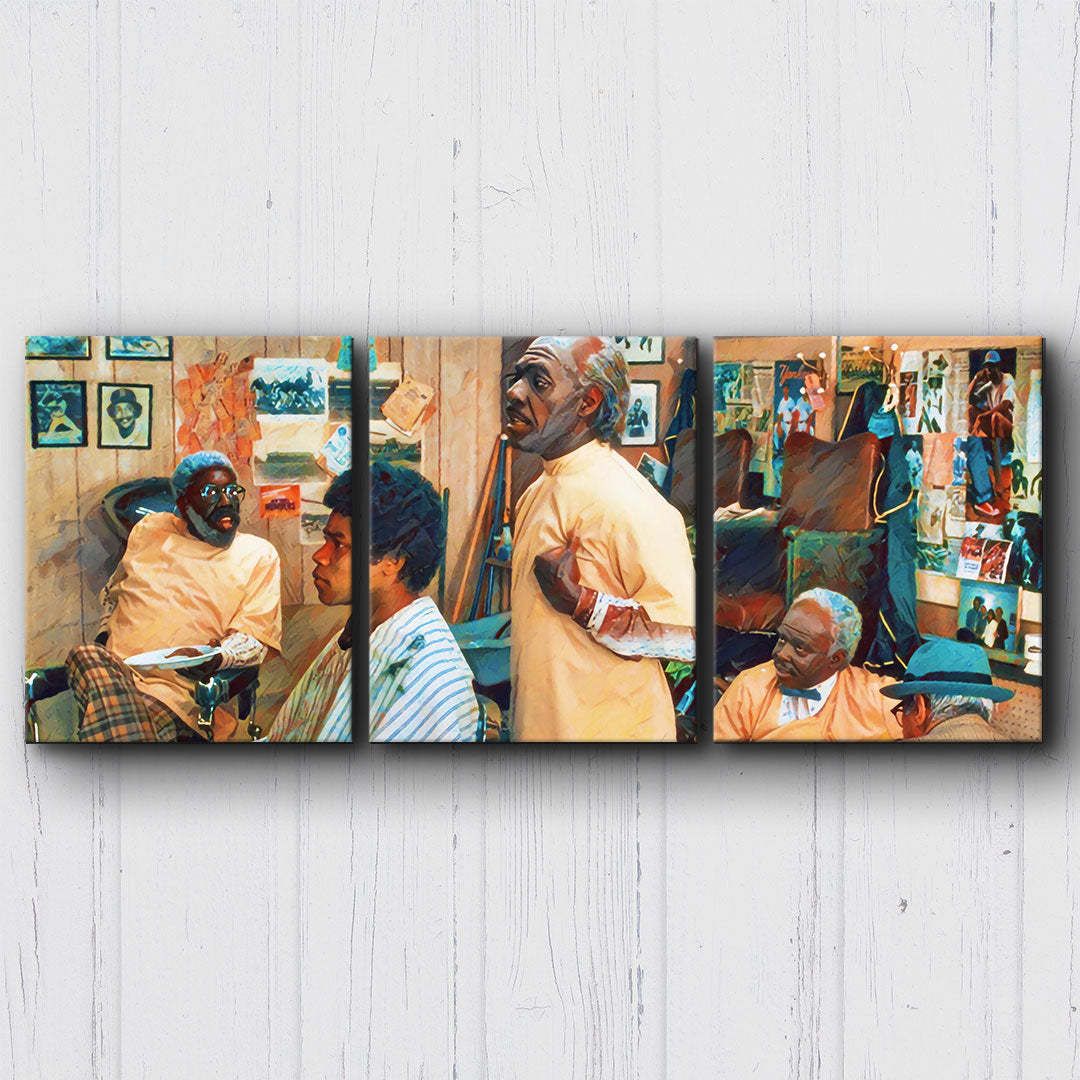 Coming to America Barbershop Canvas Sets