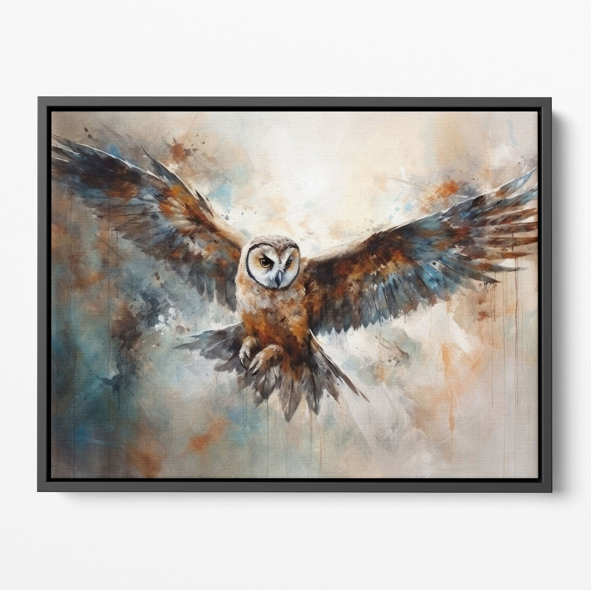 Barn Owl Poster/Canvas | Far Out Art 