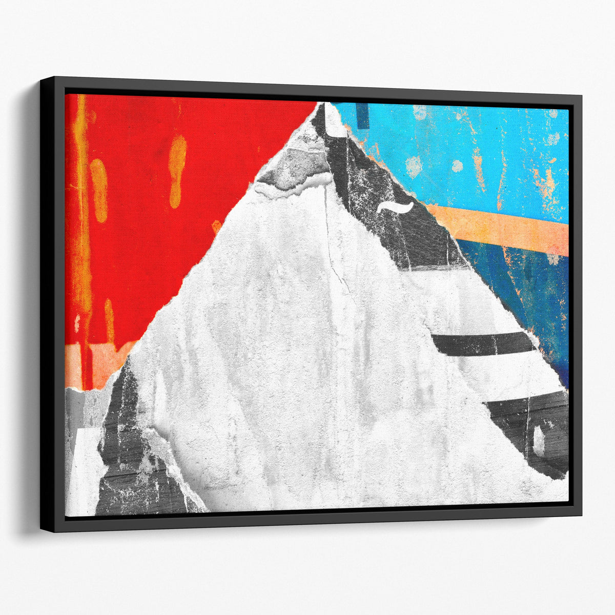 Paper Mountain Collage Canvas Sets