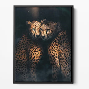 Cheetah Snugs Poster/Canvas | Far Out Art 