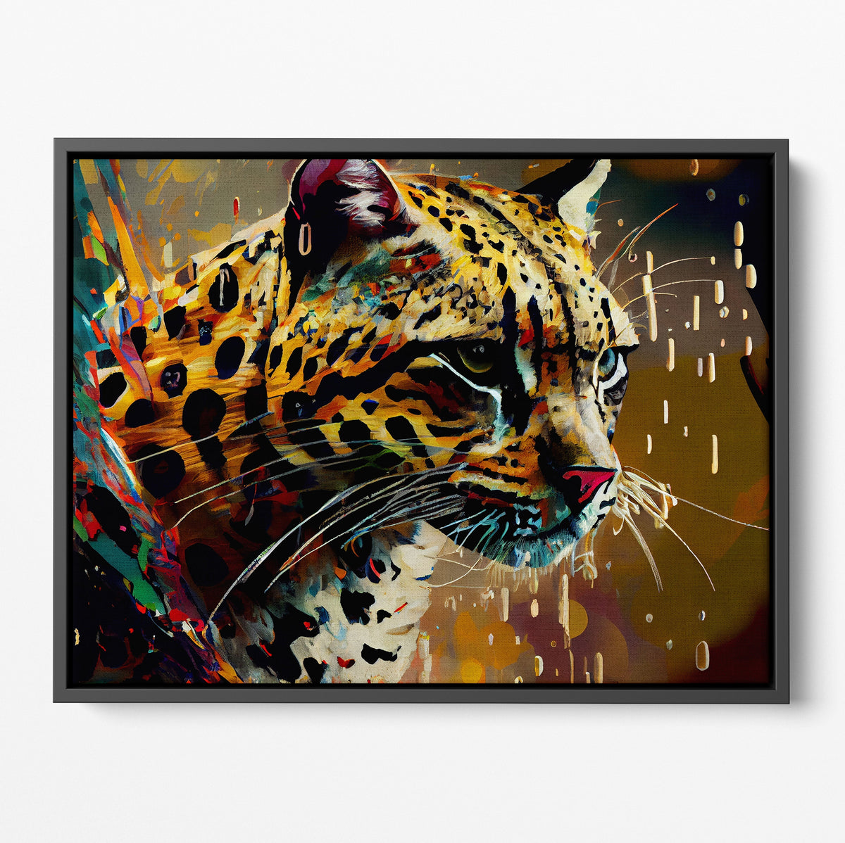 Colorful Cat Poster/Canvas | Far Out Art 