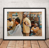 Coming to America Barbershop | Far Out Art 