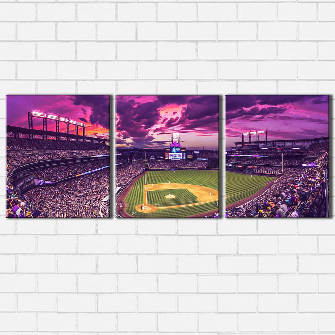 Coors Field Canvas Sets