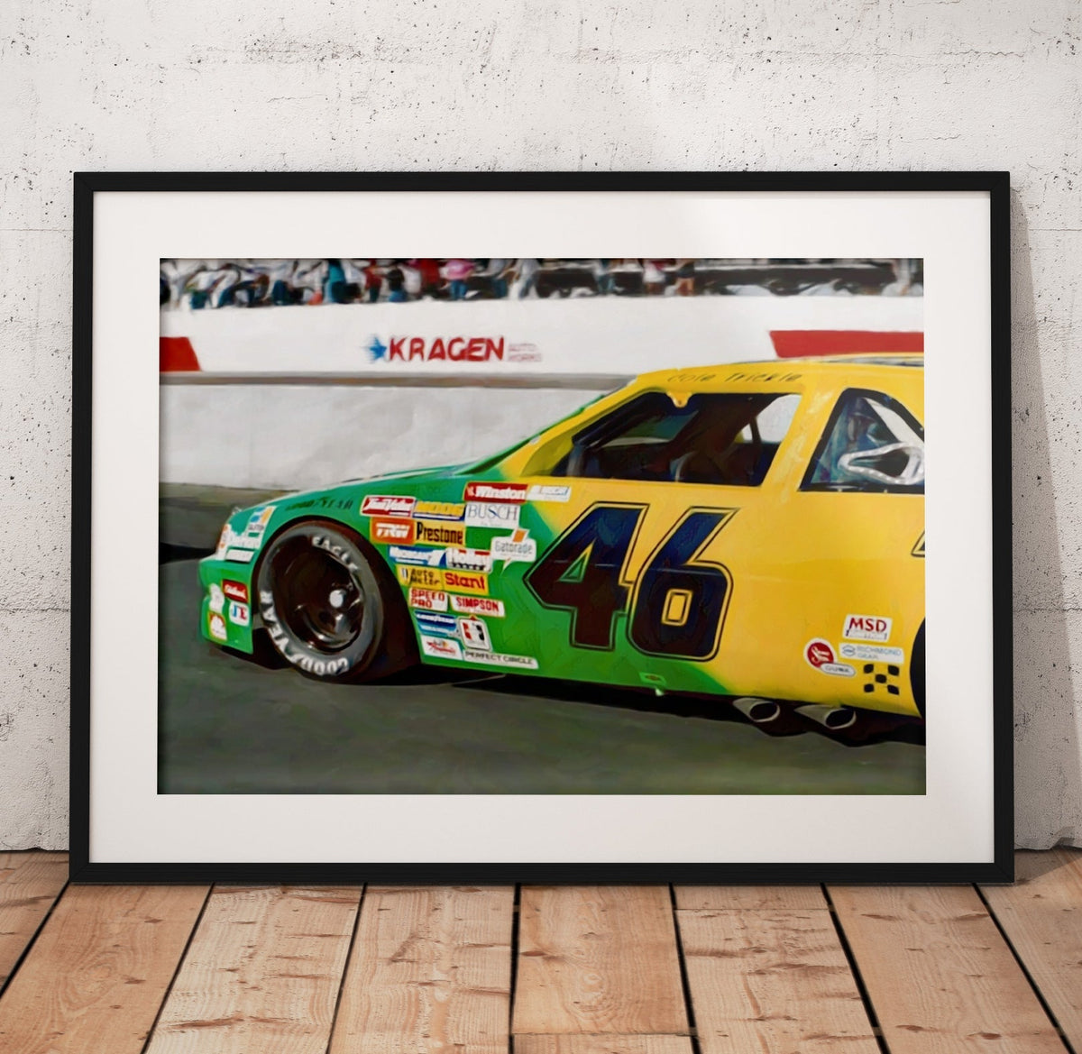 Days Of Thunder #46 City Chevy | Far Out Art 