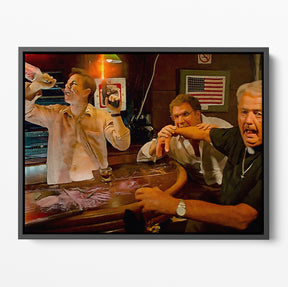 The Other Guys Even More Serious Drinking Poster/Canvas | Far Out Art 