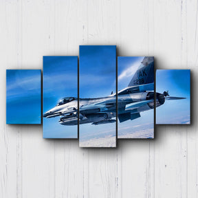 F-16 Fighting Falcon Clouds Canvas Sets