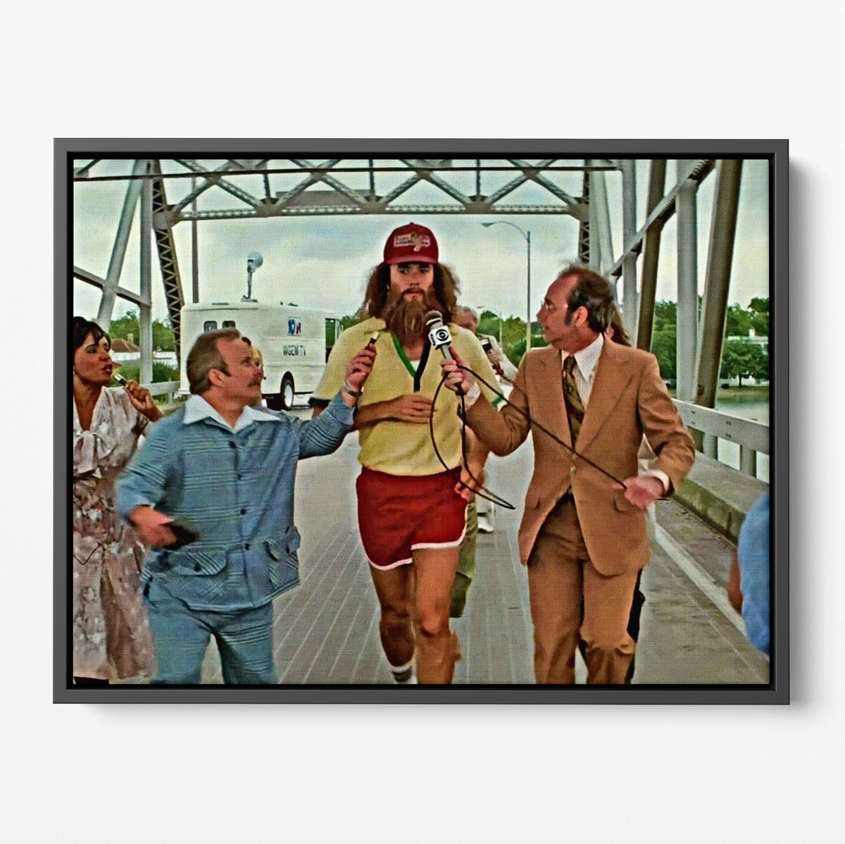 Forrest Gump Felt Like Running Poster/Canvas | Far Out Art 