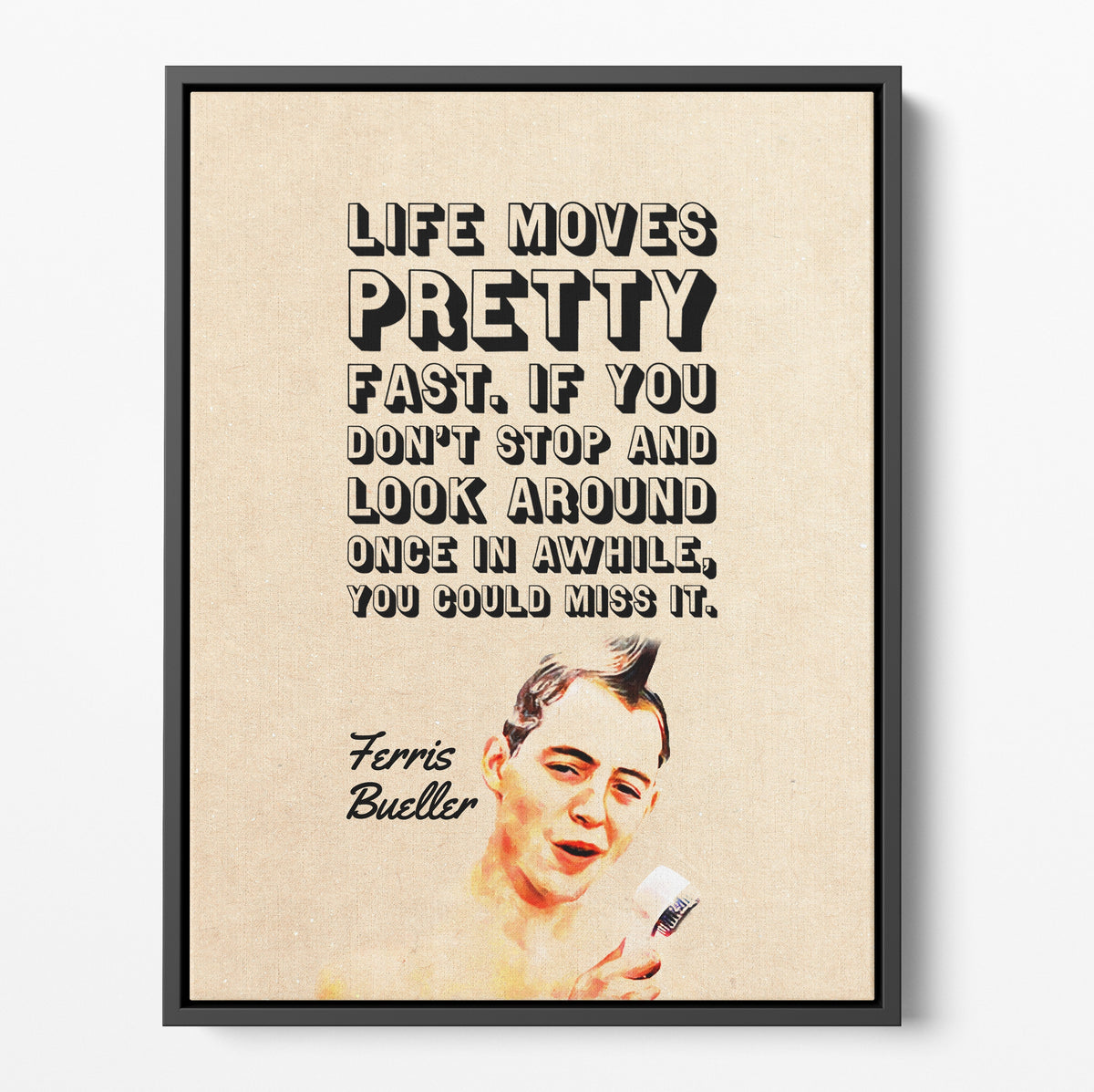 Ferris Bueller Fast Quote | Far Out Art 