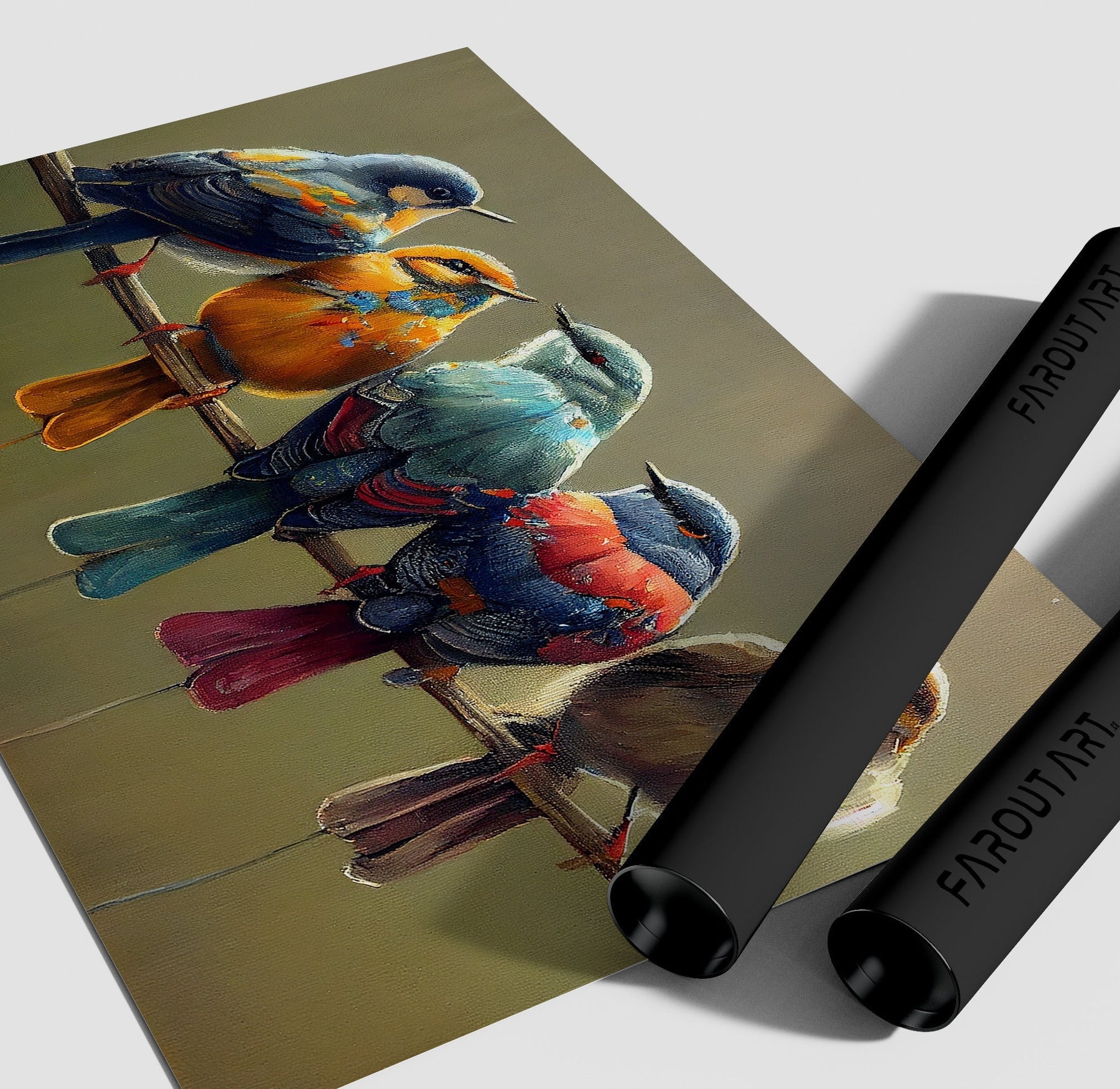 Flock Together Poster/Canvas | Far Out Art 