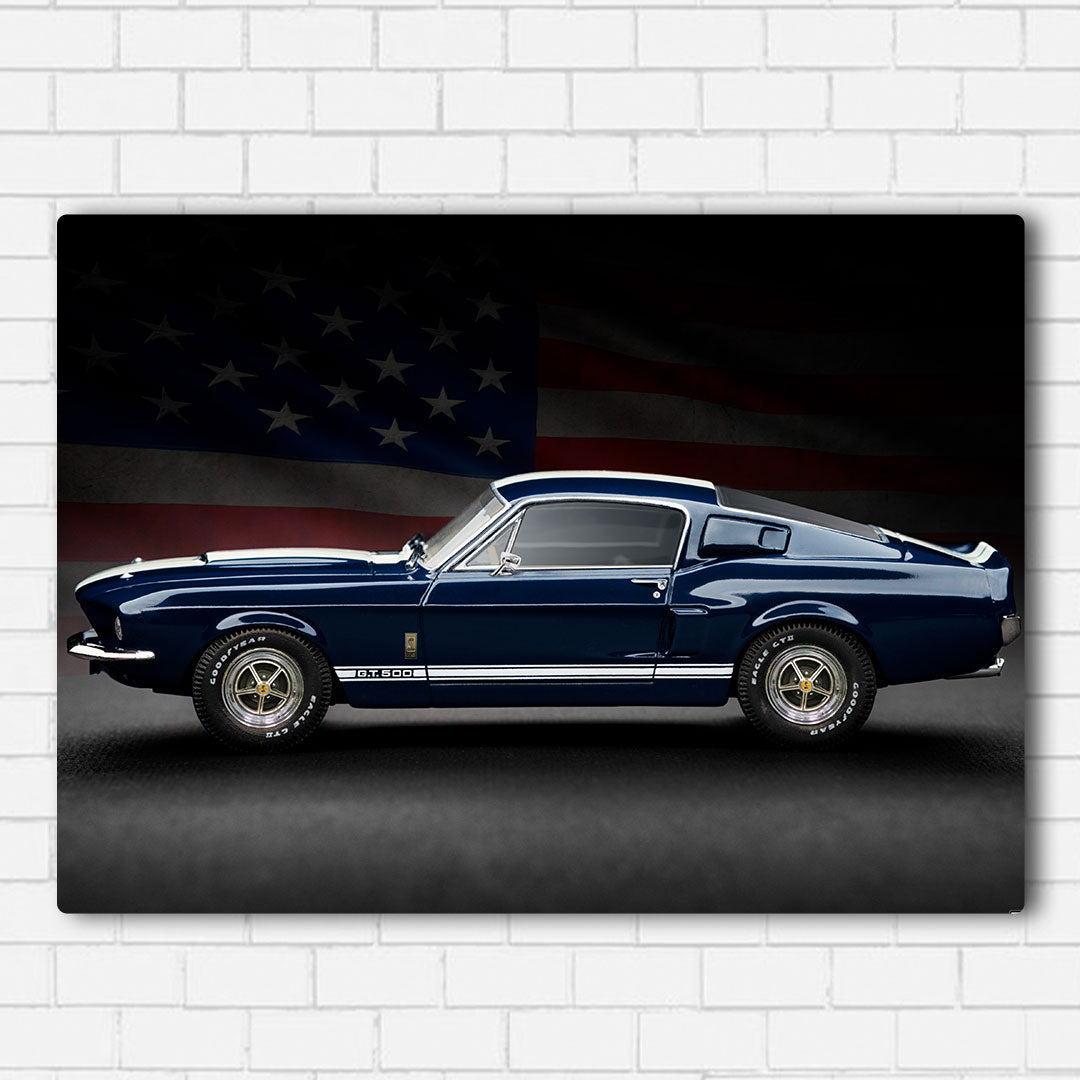 Ford Mustang GT500 and Flag Canvas Sets