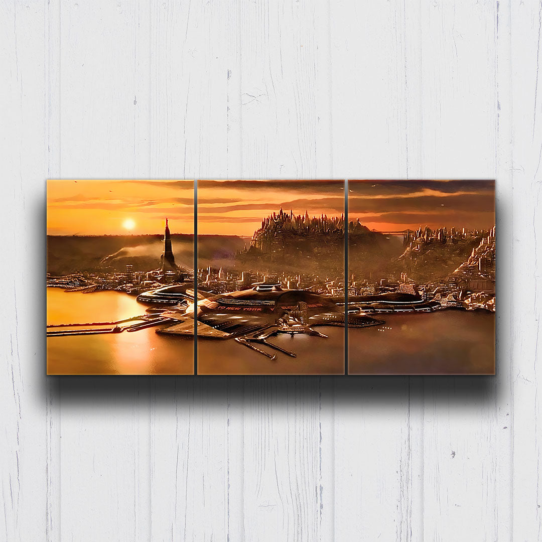 The Fifth Element Future NY Airport Canvas Sets