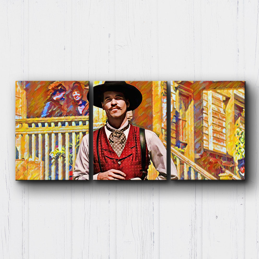 Tombstone I'm your Huckleberry Canvas Sets