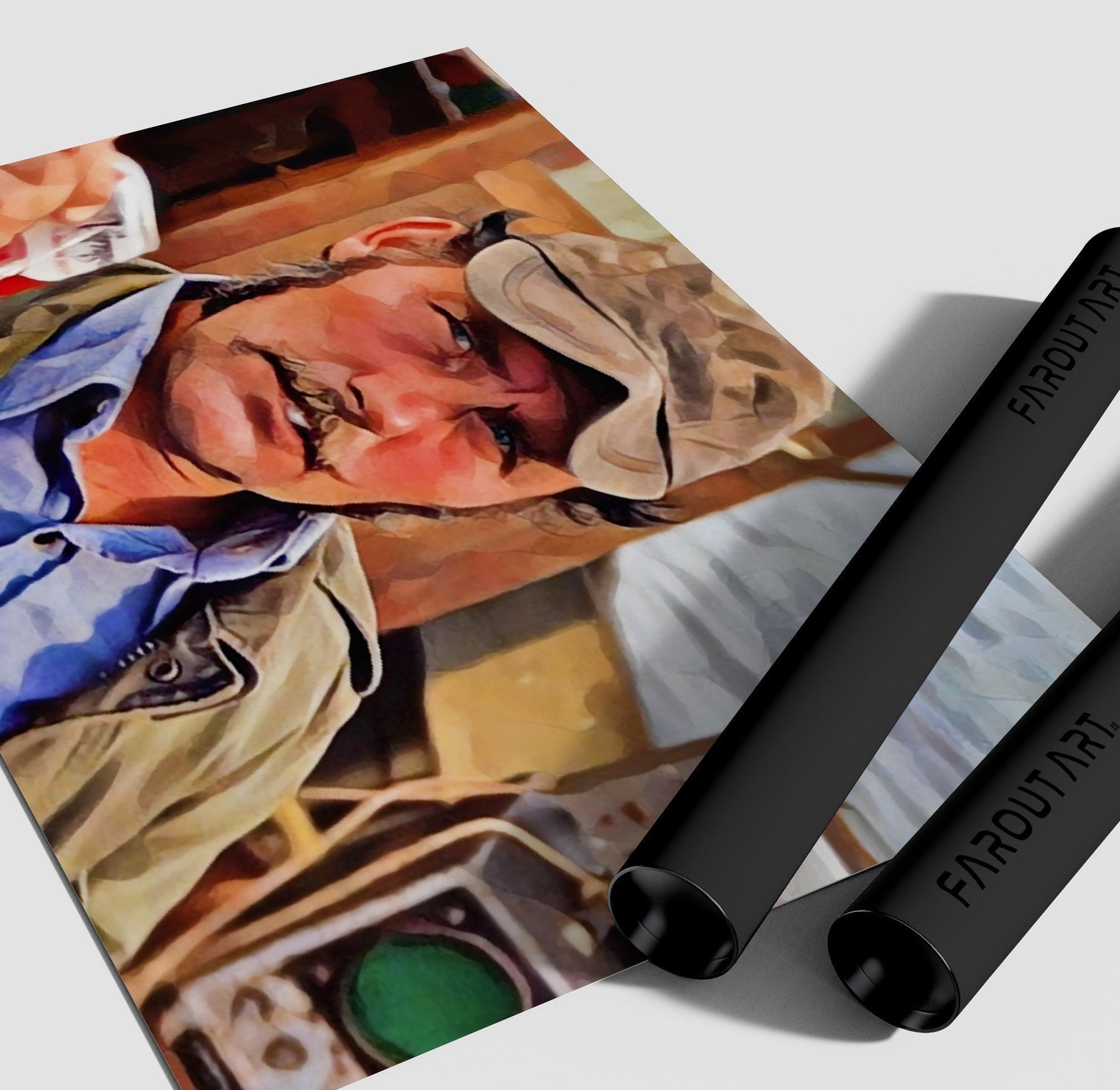 Jaws Crush It Like Quint Poster/Canvas | Far Out Art 