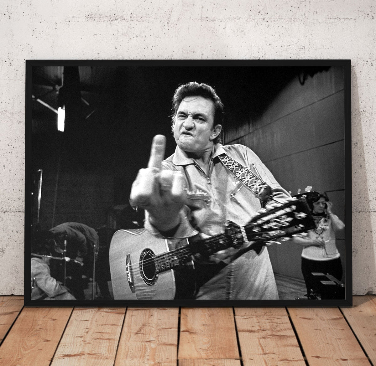 Johnny Cash FU BW Concert | Far Out Art 