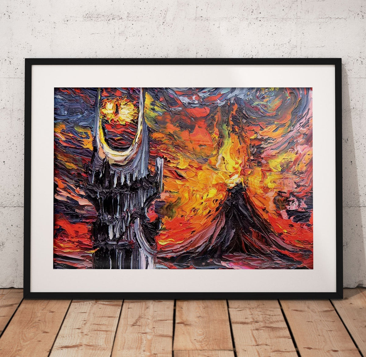 LOTR Starry Night Poster/Canvas | Far Out Art 