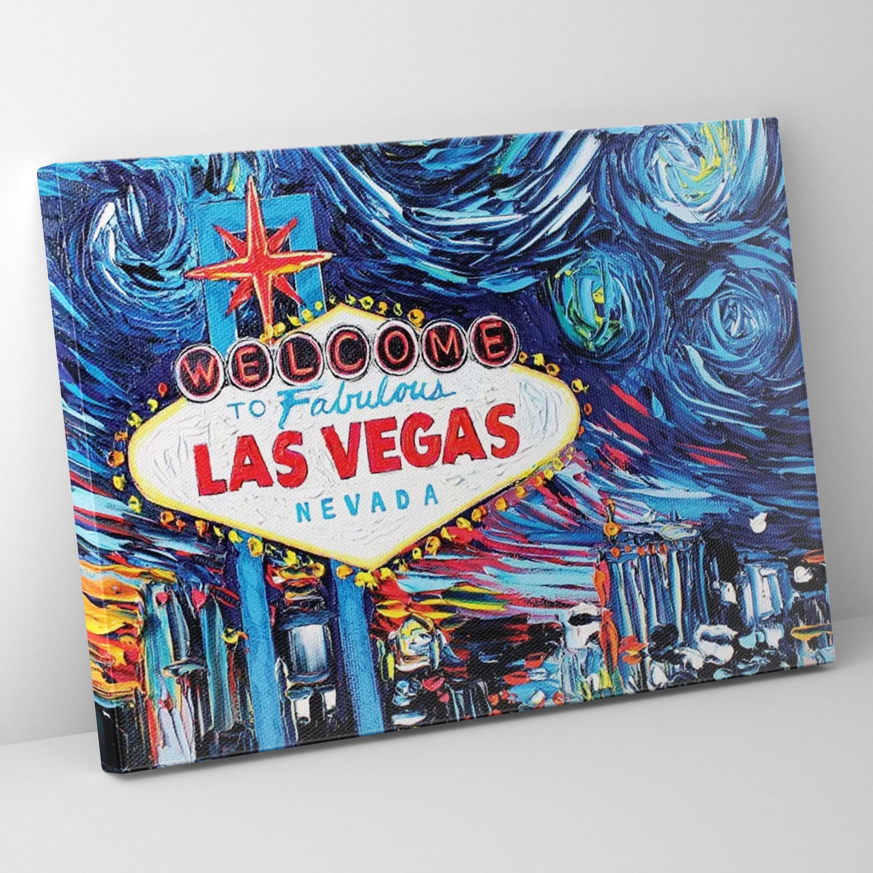 Viva Las Vegas Starry Night Wall Art