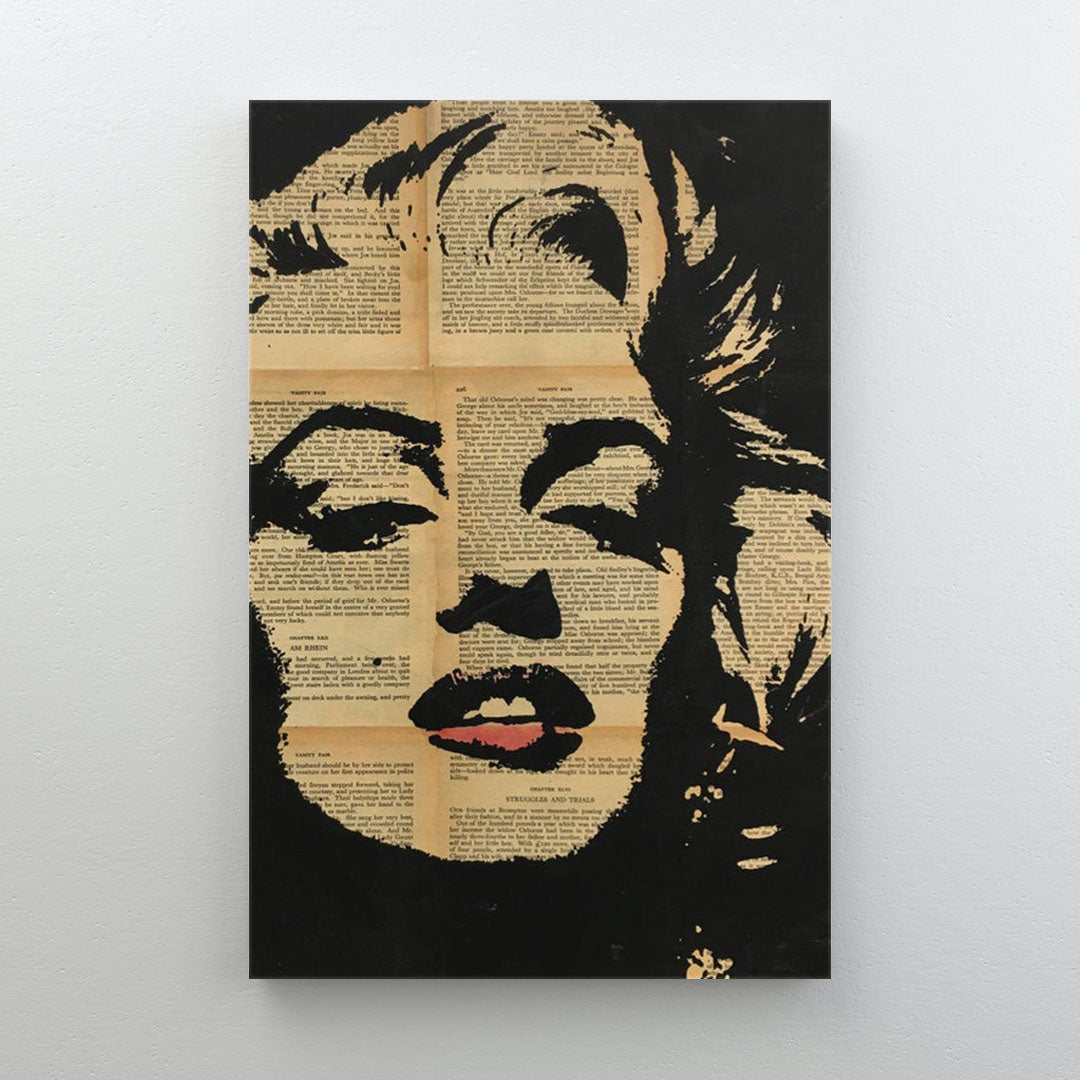 Marilyn Monroe News Canvas Sets