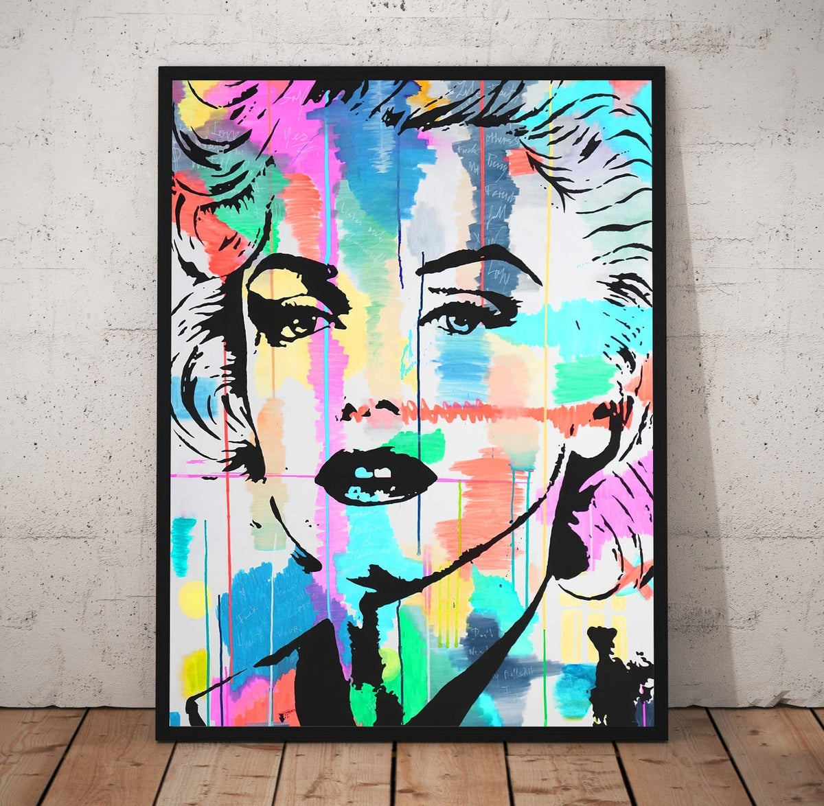 Marylin Colors Poster/Canvas | Far Out Art 
