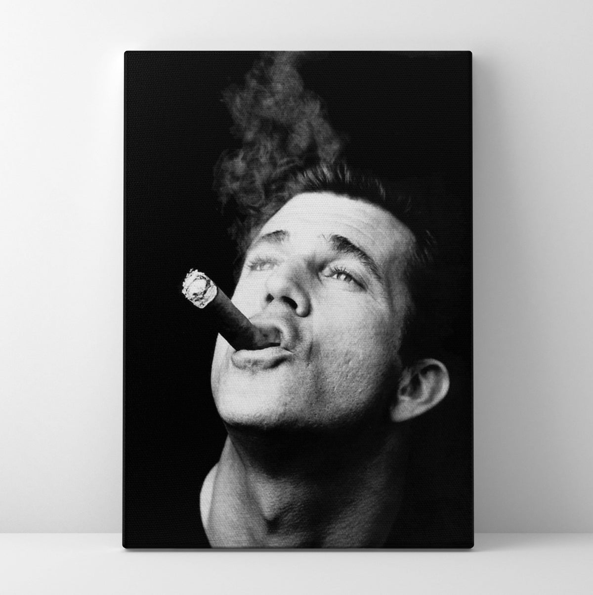 Mel Gibson Cigar Poster/Canvas | Far Out Art 