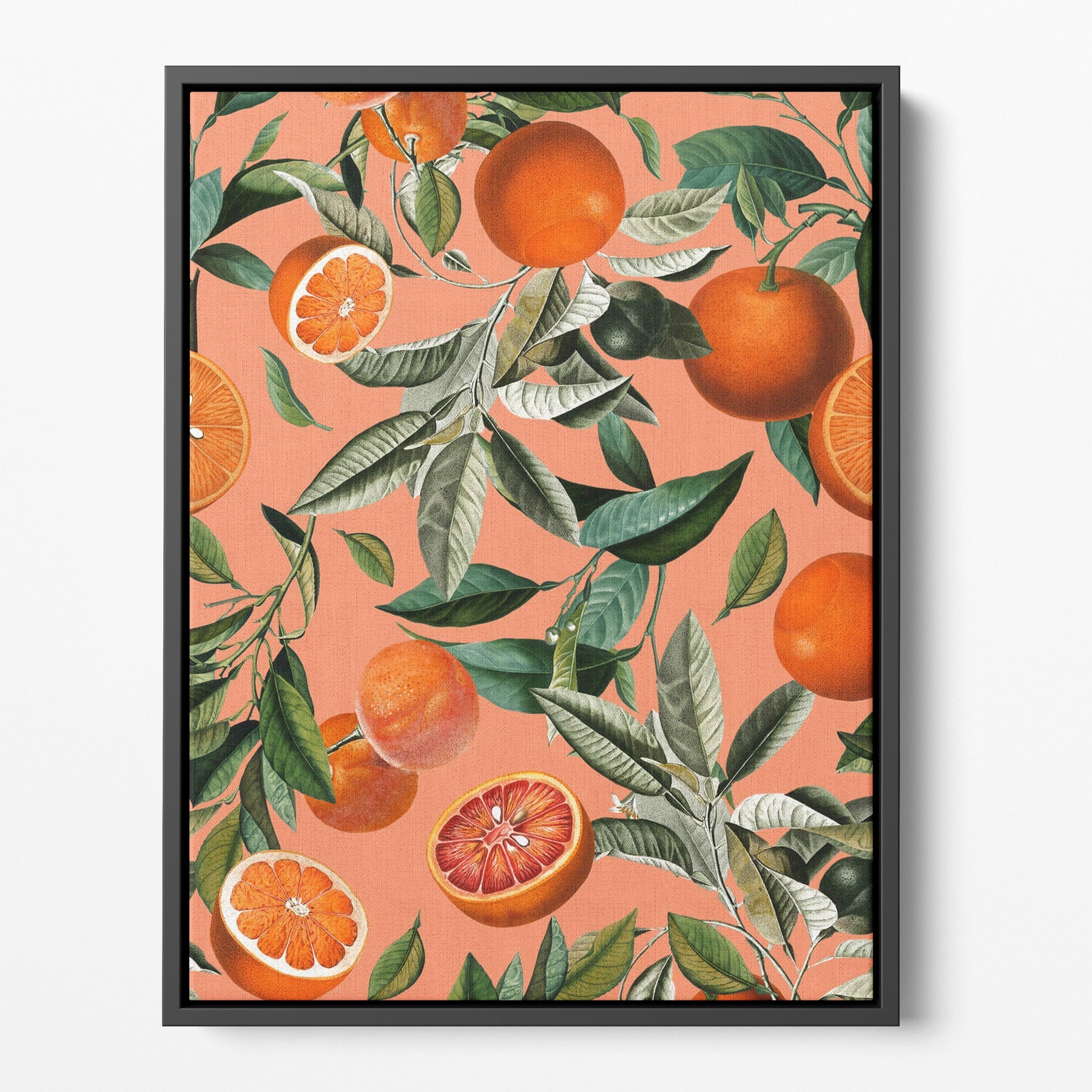 Orange Garden Poster/Canvas | Far Out Art 