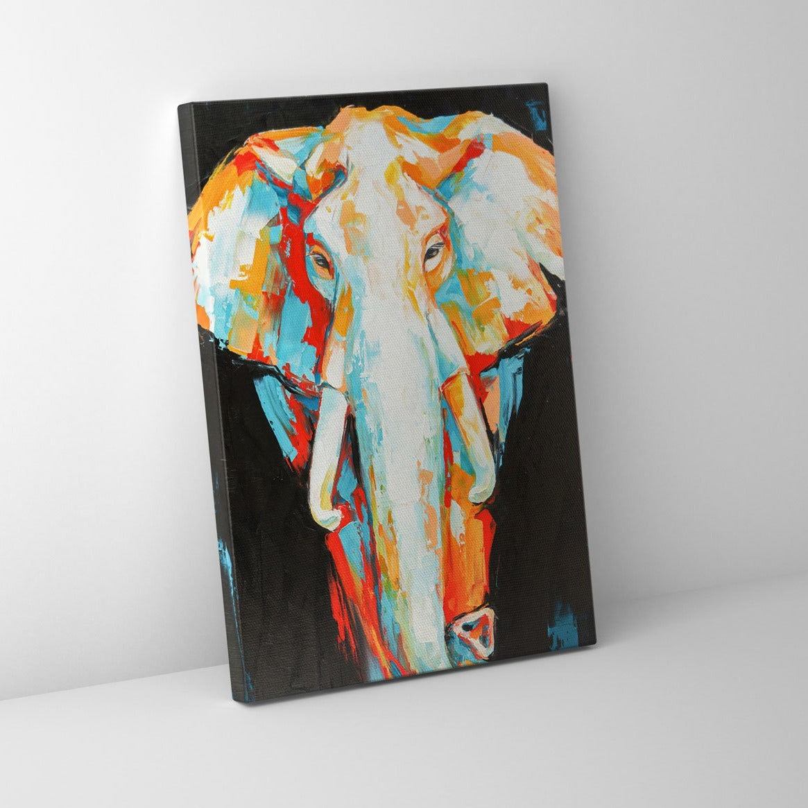 Painted Elephant Canvas Sets