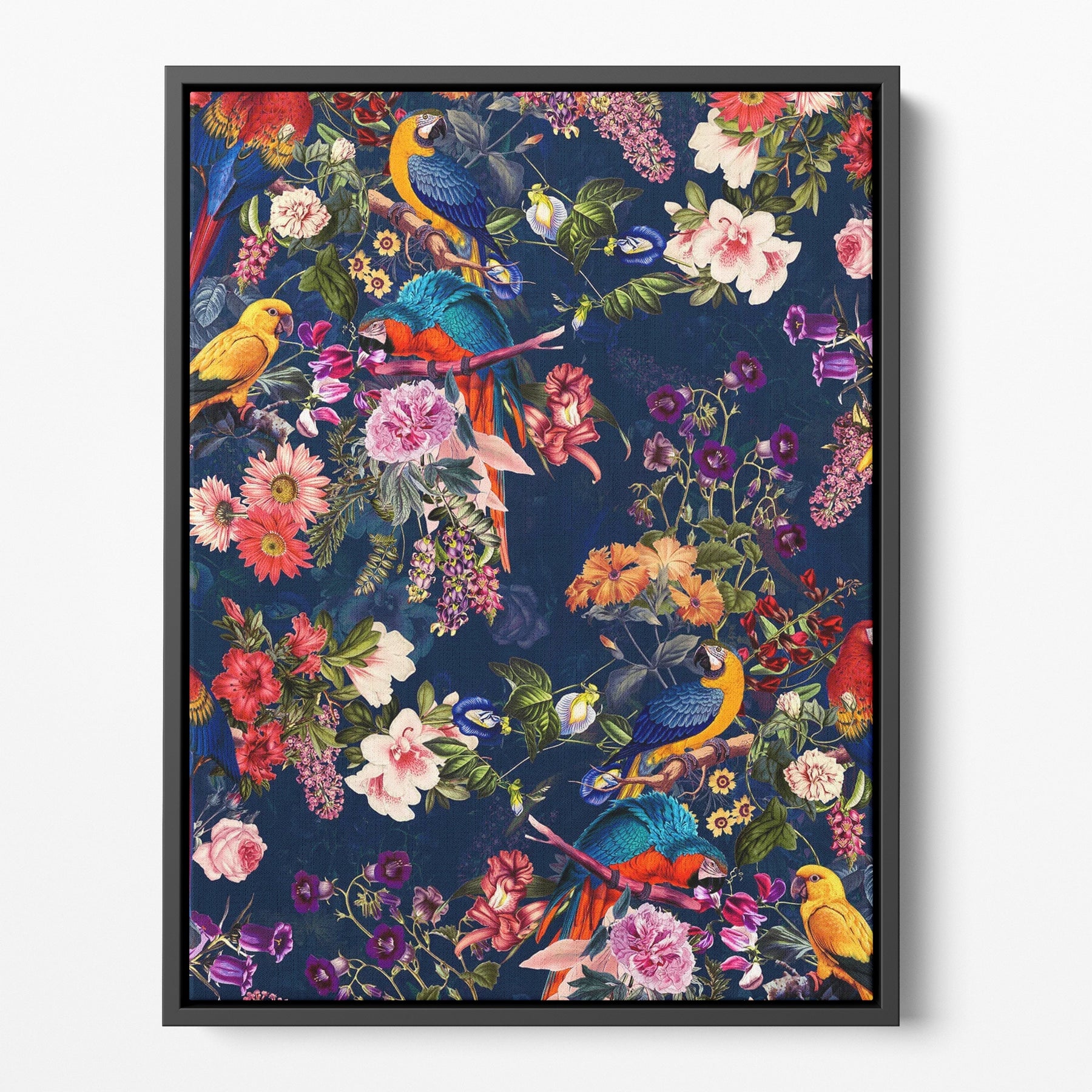 Parrot Garden Poster/Canvas | Far Out Art 