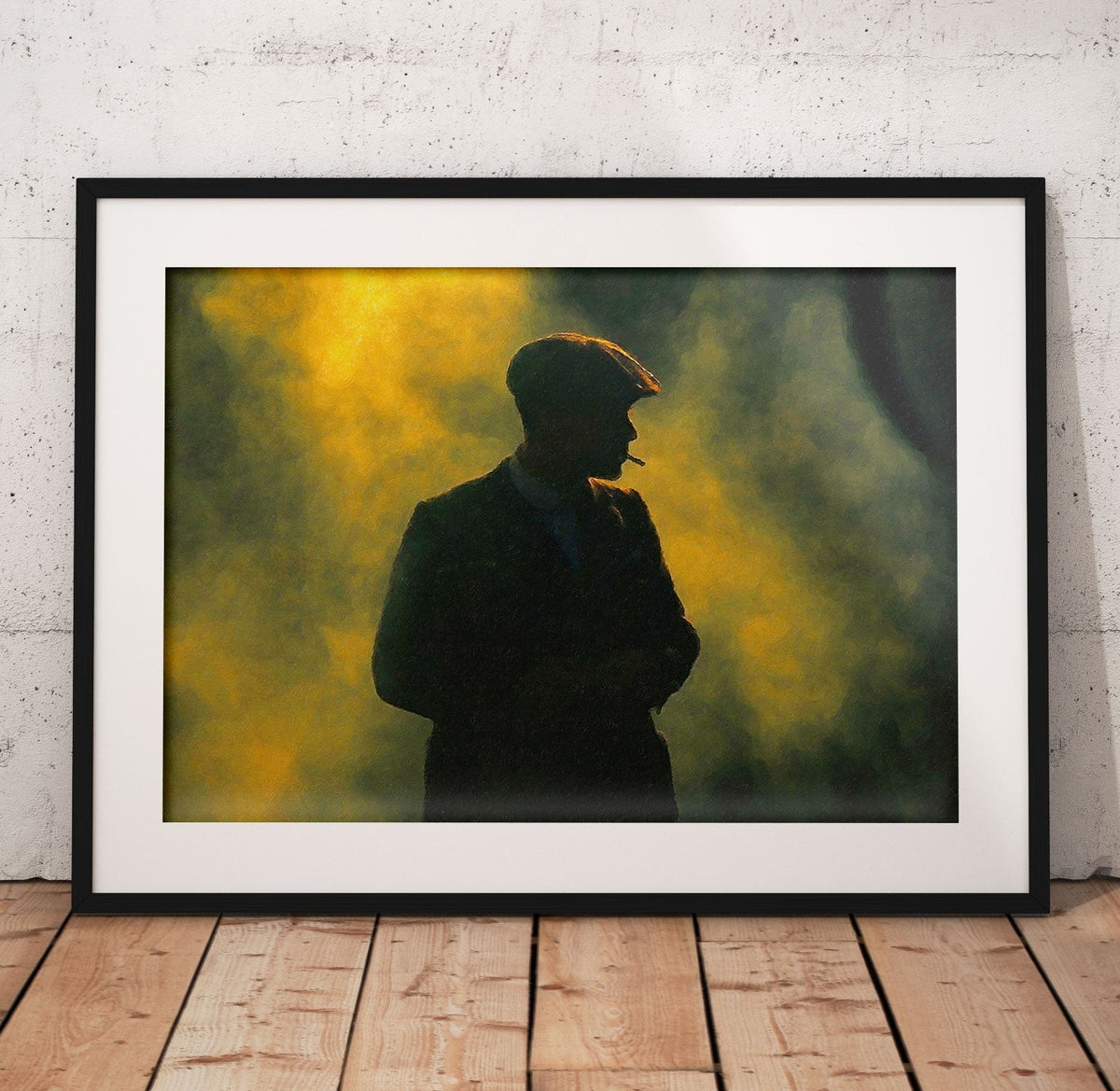 Peaky Blinders Tommy Silhouette Poster/Canvas | Far Out Art 