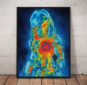 Preditor Abstract Poster/Canvas | Far Out Art 