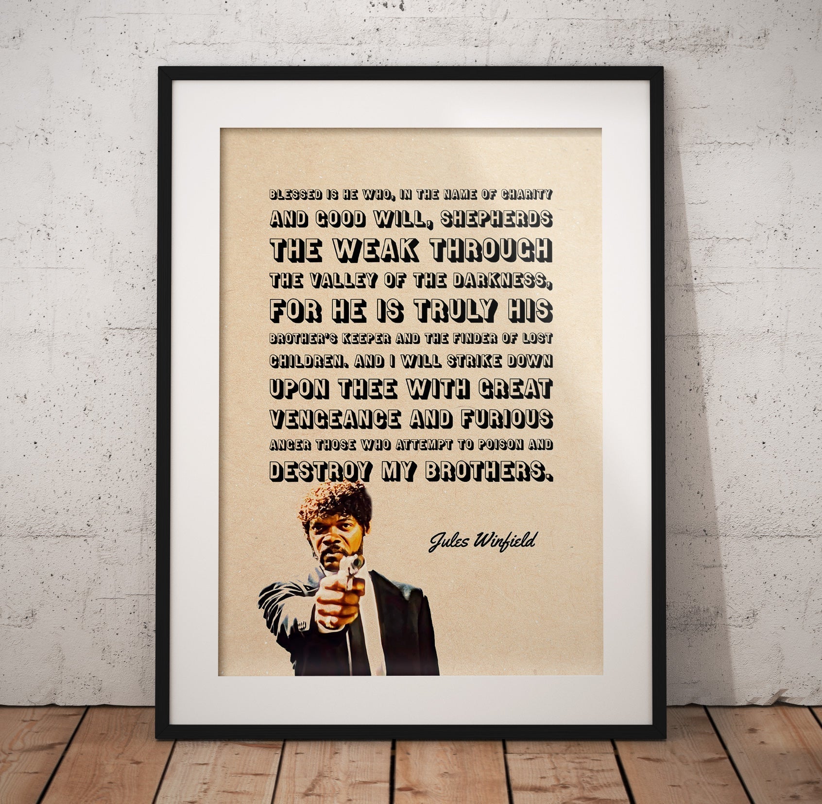 Pulp Fiction Jules Brothers Keeper Quote | Far Out Art 