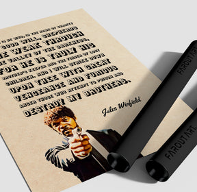 Pulp Fiction Jules Brothers Keeper Quote | Far Out Art 