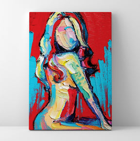 The Red Lady Lady Poster/Canvas | Far Out Art 