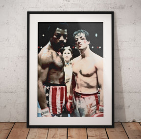 Rocky and Apollo Creed | Far Out Art 