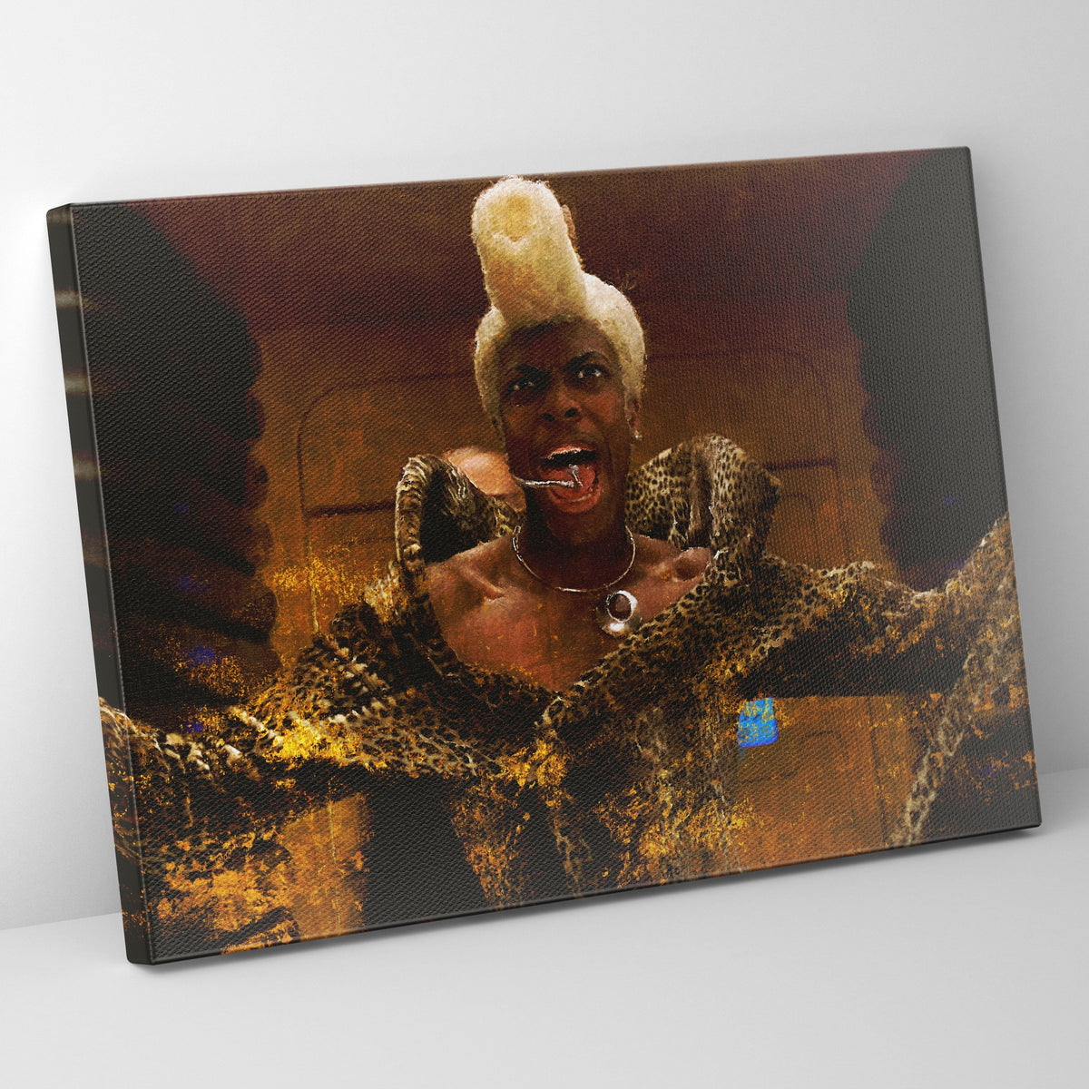 Ruby Rhod Abstract Poster/Canvas | Far Out Art 