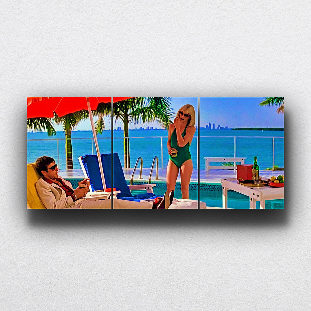 Scarface Poolside Canvas Sets
