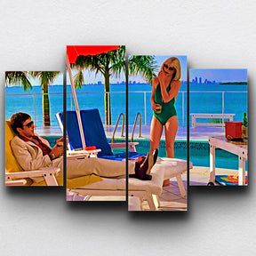 Scarface Poolside Canvas Sets