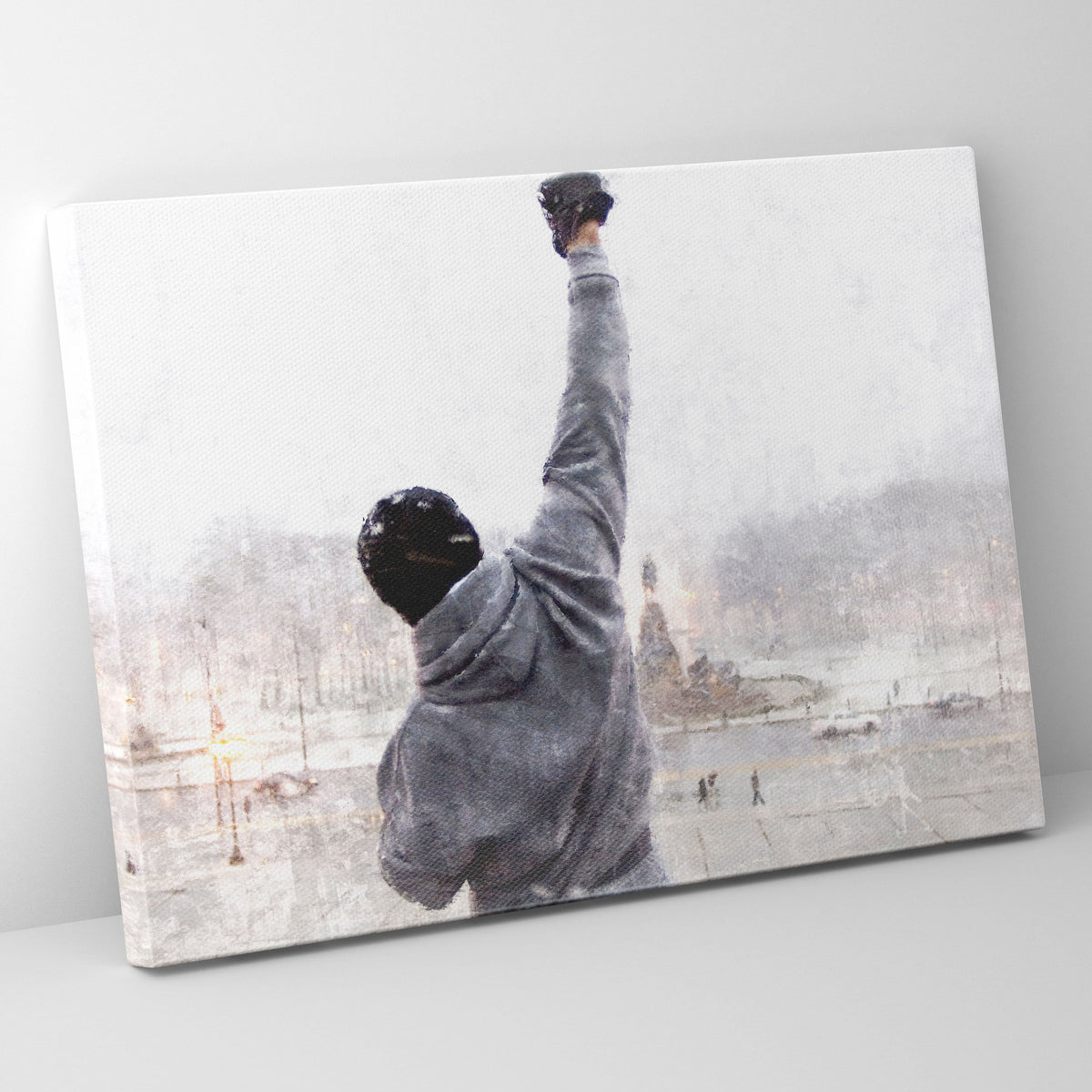 Rocky Snow Day Poster/Canvas | Far Out Art 