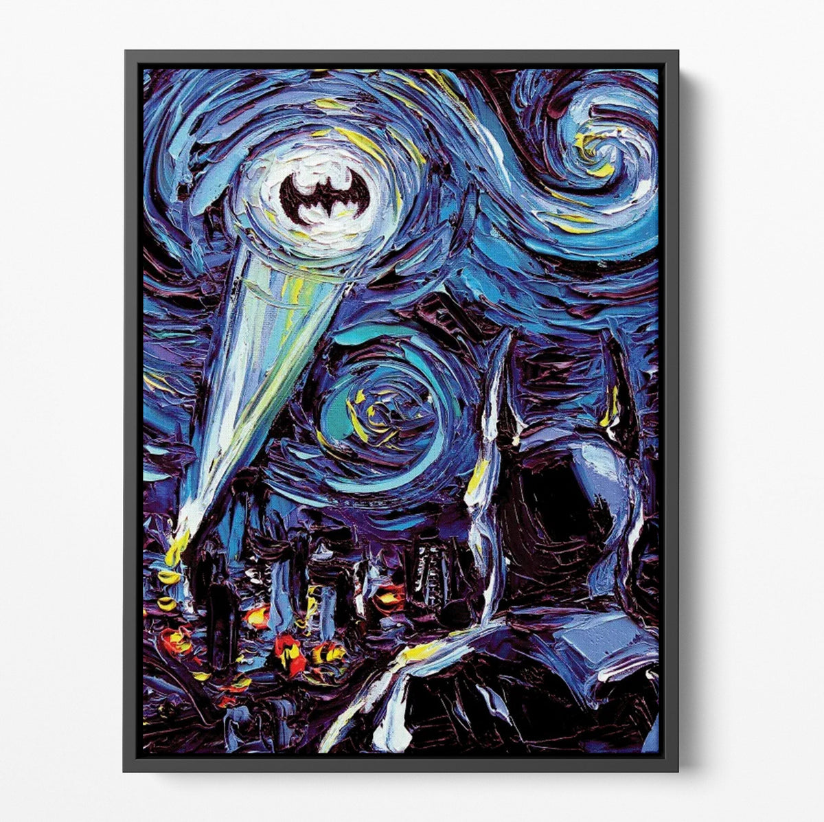 Batman Starry Night Wall Art