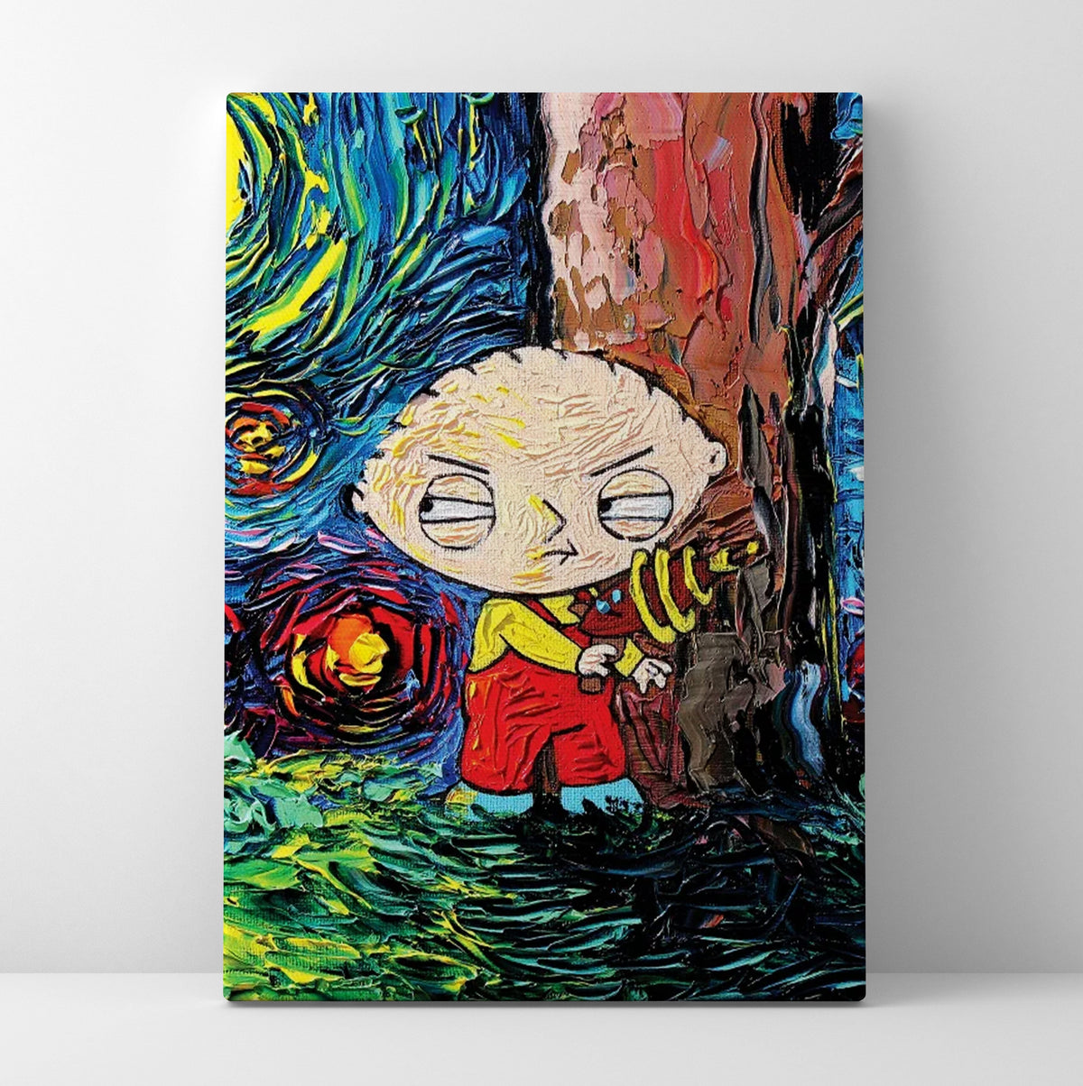 Stewie Starry Night | Far Out Art 