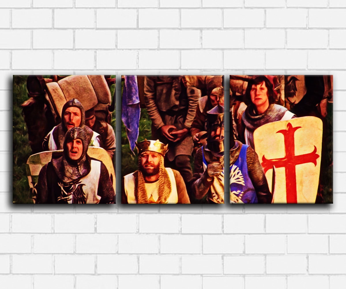 Monty Pythons Holy Grail Stop Groveling Canvas Sets
