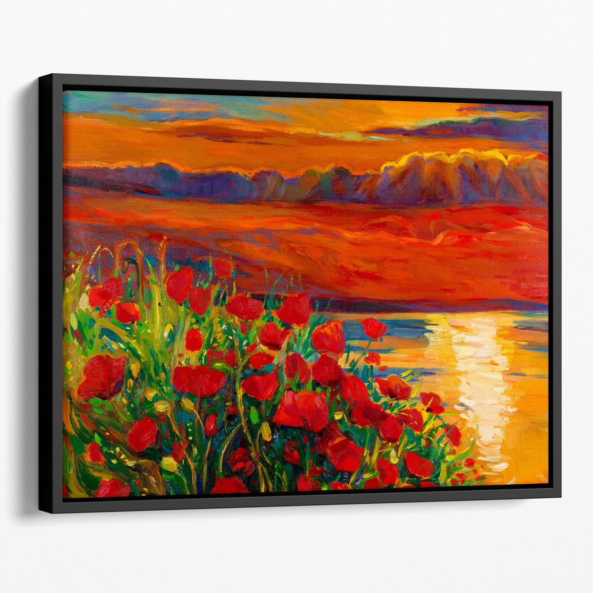 Sunset & Poppies Canvas Sets
